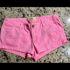 Hollister shorts. Size 1 waist 25. Great cond. Have blue, tan, and grey.  $10